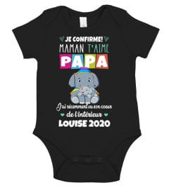 JE CONFIRME MAMAN T'AIME PAPA