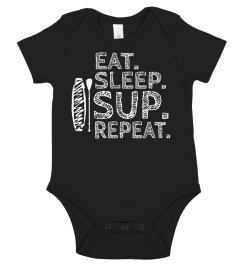 Stand Up Paddle - Eat. Sleep. Sup. Repeat Boarding Isup Pullover Hoodie