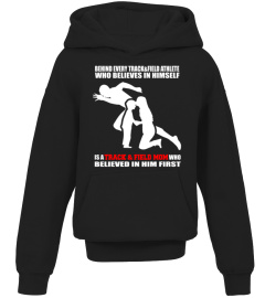 Behind Every Athlete Is A Track And Field Mom Pullover Hoodie