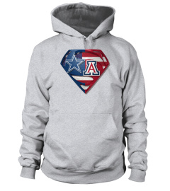 Dallas Cowboys And Arizona Wildcats Superman Tshirt