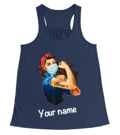 Personalized Customized Rosie The Riveter - Woman Nurse