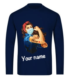 Personalized Customized Rosie The Riveter - Woman Nurse