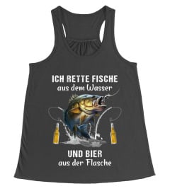 Ich rette Fische aus dem Wasser und Bier aus der Flasche