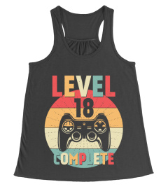 18. Geburtstag Mann Level 18 Jahre Junge