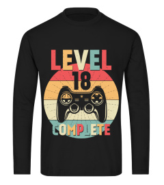 18. Geburtstag Mann Level 18 Jahre Junge