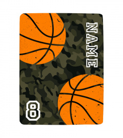 Basketball Custom Camouflage Blanket
