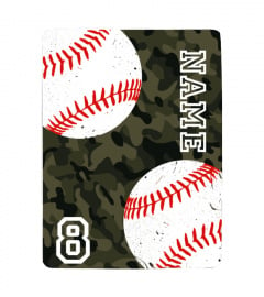 Baseball Camouflage  Blanket