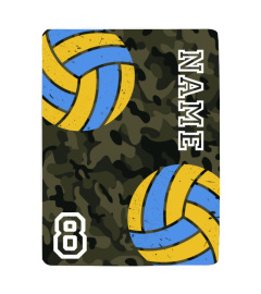 Volleyball Camouflage  Blanket