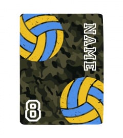 Volleyball Camouflage  Blanket