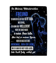 Decke für Freund valentinsgrußtagesgeschenk Geburtstagsgeschenk für Freund Decke für die Liebe