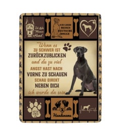 Deutsche Dogge Personalisierte Decke