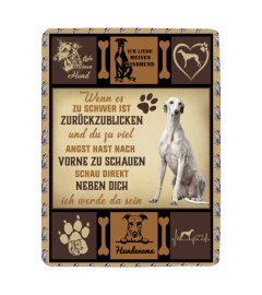 Windhund Personalisierte Fleecedecke