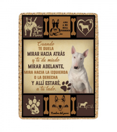 Bull Terrier Blanco Manta Personalizada