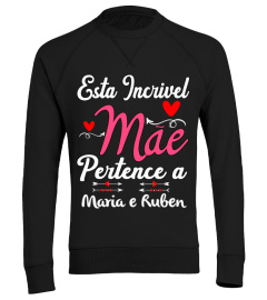 ESTA INCRÍVEL MÃE PERTENCE A TSHIRT PERSONALIZADO