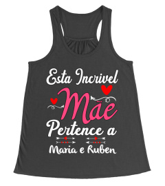 ESTA INCRÍVEL MÃE PERTENCE A TSHIRT PERSONALIZADO