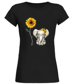 Elephant Lovers Hippie Sunflower For Gift Friend