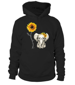 Elephant Lovers Hippie Sunflower For Gift Friend