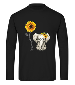 Elephant Lovers Hippie Sunflower For Gift Friend