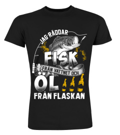 FISK ÖL FRÅN FLASKAN FISKARE