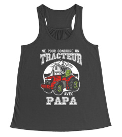 né pour conduire un tracteur avec papa