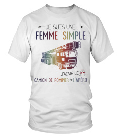 CAMION DE POMPIER - FEMME SIMPLE - 17