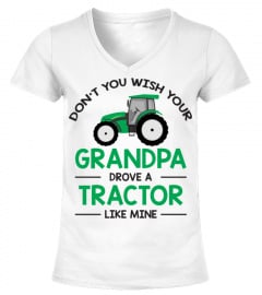 My grandpa drove a tractor!