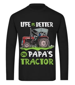 Life is better on papa's Tractor