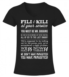 The Hobbit Fili Kili At Your Service Awesome T