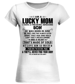 I AM A LUCKY MOM - SON - JUNE