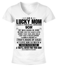 I AM A LUCKY MOM - SON - JUNE