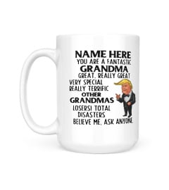 EN - FANTASTIC CUSTOM GRANDMA NICKNAME MUG