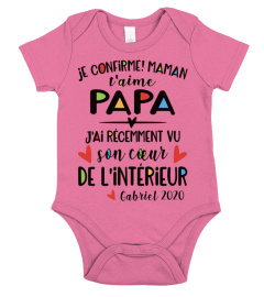 JE CONFIRME MAMAN JAIME PAPA