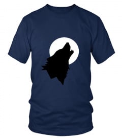T-shirt Loup pleine lune