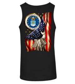 Back&Front Personlized name - USAF
