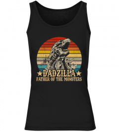 Vintage Dadzilla Father Of The Monsters Funny Father's Day Gift for Mom Mommy
