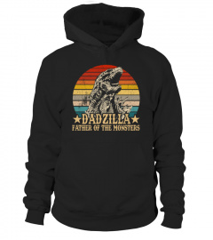 Vintage Dadzilla Father Of The Monsters Funny Father's Day Gift for Mom Mommy