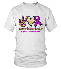 Peace Love Cure lupus awareness