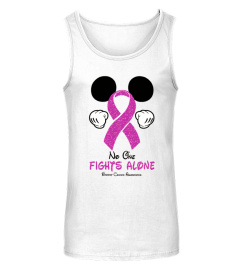 Mickey No one fights alone Breast Cancer Awareness