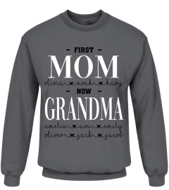 First Mom - Now Grandma Personalized names