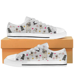 Pug - Heart-Sneaker