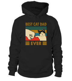 Vintage Best Cat Dad Ever Bump Fit