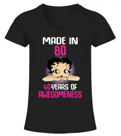 Betty Boop Made in 80 40 years of awesomeness