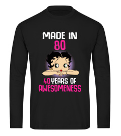 Betty Boop Made in 80 40 years of awesomeness