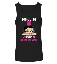 Betty Boop Made in 80 40 years of awesomeness