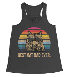 Best Cat Dad Ever. Papa Birthday Father's Day Gift T-Shirt