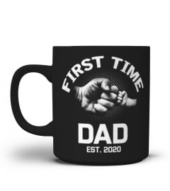 First Time Dad Est 2020 Shirt Father's Day Gift For Dad