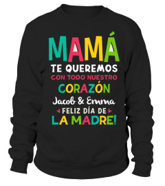 MAMA TE QUEREMOS CON TODO NUESTRO CORAZON