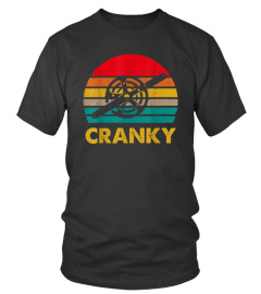 Bicycle Cranky Retro Vintage Gift For Cycling Lovers T-Shirt
