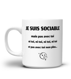 JE SUIS SOCIABLE BAG