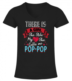 Father's Day Gifts T-Shirt for Pop-pop from Daughter New Dad